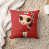 リトル恋しく思ラディバグ クッション (ブランケット)