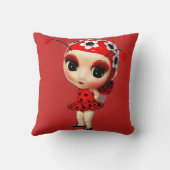 リトル恋しく思ラディバグ クッション (裏面)