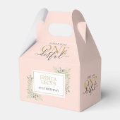 リトル恋しく思ワンダーフルピンクガールファースト誕生日 フェイバーボックス (裏面サイド)