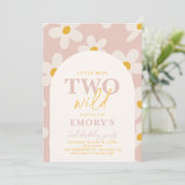 リトル恋しく思2ワイルド招待状 |レトロ花 招待状 (スタンド正面)