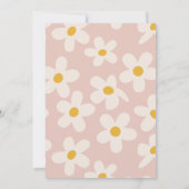 リトル恋しく思2ワイルド招待状 |レトロ花 招待状 (裏面)