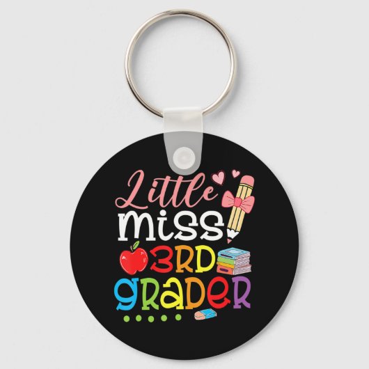 リトル恋しく思3年生新学期女子サードリー キーホルダー (正面)