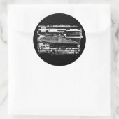 リトル戦闘船独立ステッカー ラウンドシール (バッグ)