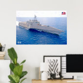 リトル戦闘艦 – LCS-10 ポスター (ホームオフィス)