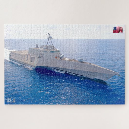リトル戦闘艦 – LCS-10 （20x30インチ） ジグソーパズル (横)