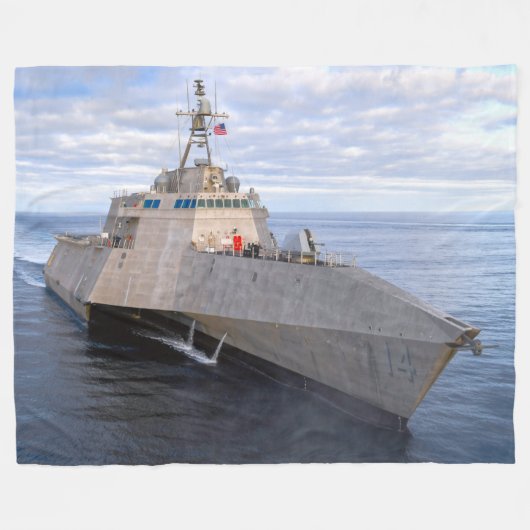 リトル戦闘艦 – LCS-14 フリースブランケット (正面(横))