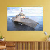 リトル戦闘艦 – LCS-14 40x60 キャンバスプリント (インサイチュ (リビング))