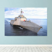 リトル戦闘艦 – LCS-14 40x60 キャンバスプリント (インサイチュ (ウッドフロア))