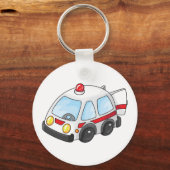 リトル救急車 キーホルダー (正面)