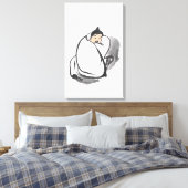 リトル昼寝 キャンバスプリント (インサイチュ (寝室))