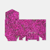 リトル暗い赤紫色花花テントの好意ボックス フェイバーボックス (折り畳みなし)