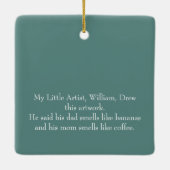 リトル最高傑作オーナメント セラミックオーナメント (裏面)