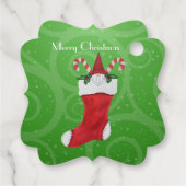 リトル格言インクリスマスストッキングキャンディーキャン フェイバータグ (裏面)