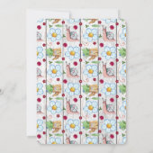 リトル格言誕生日招待状 招待状 (裏面)