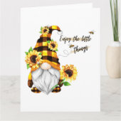 リトル楽しむツヒマワリ格言 カード (正面)