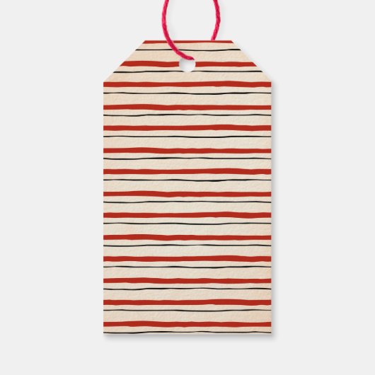 リトル消防士ベビーシャワー好意ギフトラベル ギフトタグ (裏面)