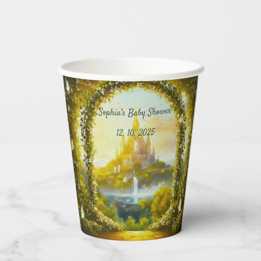 リトル王室のイズオンザウェイフェアユタレプリンセス 紙コップ (裏面)