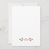 リトル秋キツネ誕生日パーティー 招待状 (裏面)