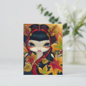 「リトル紅葉」はがき ポストカード (スタンド正面)