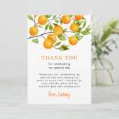 リトル素朴かわいこちゃん誕生日パーティー サンキューカード (スタンド正面)