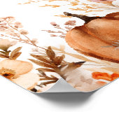 リトル素朴パンプキン秋メドーウェルカム ポスター (角)