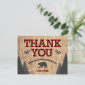 リトル素朴ルンバージャックバッファロープレイド サンキューカード (スタンド正面)