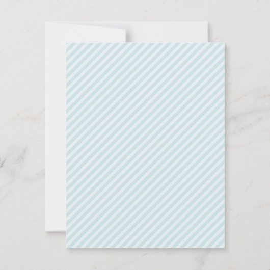 リトル紳士男の赤ちゃんシャワーパーティの招待状 招待状 (裏面)