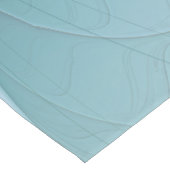 リトル美しいモダンブルー金ゴールドフラクタルアートフラワー ショートテーブルランナー (コーナー)