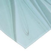 リトル美しいモダンブルー金ゴールドフラクタルアートフラワー テーブルクロス (アングル)