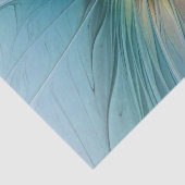 リトル美しいモダンブルー金ゴールドフラクタルアートフラワー 薄葉紙 (詳細)