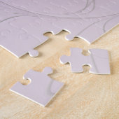 リトル美しいモダンマーヴグレーフラクタルアートフラワー ジグソーパズル (側面)