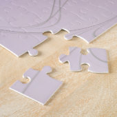 リトル美しいモダンマーヴグレーフラクタルアートフラワー ジグソーパズル (側面)