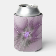 リトル美しいモダンマーヴグレーフラクタルアートフラワー