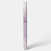 リトル美しいモダンマーヴグレーフラクタルアートフラワー SAMSUNG GALAXYケース (左側面)