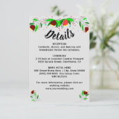 リトル詳細結婚フラワーズ詳細 エンクロージャーカード (スタンド正面)