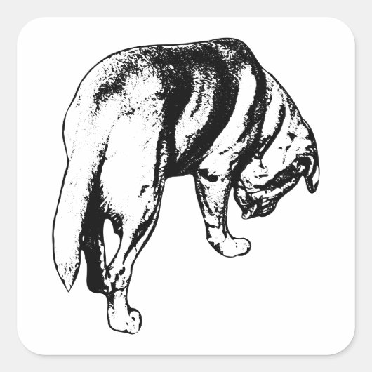 リトル調査員 スクエアシール (正面)