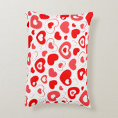 リトル赤と白ハート アクセントクッション (裏面(縦))