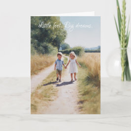 リトル足。大きな夢。 案内状