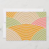 リトル農家ハーベストスカカローフォト誕生日 招待状 (裏面)