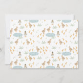 リトル農家ファームアニマルズ1stバースデーフォト 招待状 (裏面)