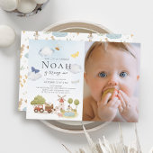 リトル農家ファームアニマルズ1stバースデーフォト 招待状