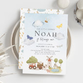 リトル農家ファームアニマルズ1st誕生日 招待状