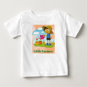 リトル農家素晴らしベビージャージーTシャツ ベビーTシャツ