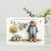 リトル農家- 1stバースデーバーンパーティー 招待状 (スタンド正面)