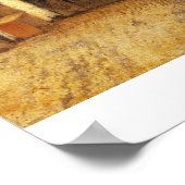 リトル通りバイヨハネス・フェルメール ポスター (角)