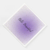 リトル金ゴールドハート紫グラデーション (コーナー)