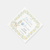 リトル間抜けグースオンザルーズシャワー男の赤ちゃん スタンダードカクテルナプキン (角)