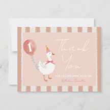 リトル間抜けグースピンクバルーンガール1st誕生日