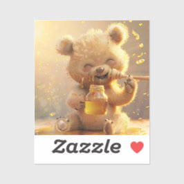 リトル食べ物ベア蜂蜜 シール