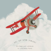 リトル・アビエーター・キッズバースデー 招待状